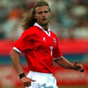 vintage SWITZERLAND 1994-96 home shirt Lotto soccer jersey World Cup USA '94